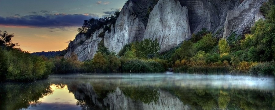 cliff reflection